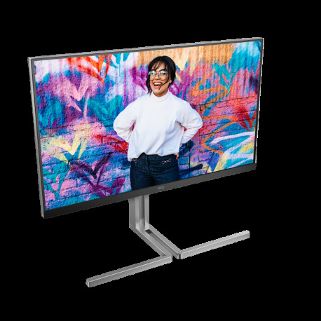 Монитор 31.5" AOC U32U3CV IPS, 3840x2160, 60Hz, 4ms, 400сd/m, 1000:1, HDR10 | 2xHDMI(2.0), DP(1.4), Type-C(PD-96W), 4xUSB 3.2, RJ45 | HAS, InPSU, Speakers, Vesa 100, Black/Grey-3
