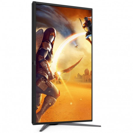 Монитор 26.5" AOC Q27G4ZD QD-OLED, 2560x1440, 240Hz, 0,03ms, 1000сd/m, 1500000:1, HDR10 | 2xHDMI(2.0), DP(1.4), 4xUSB 3.2 | HAS, Pivot, Swivel, InPSU, Vesa 100, Black/Red-4