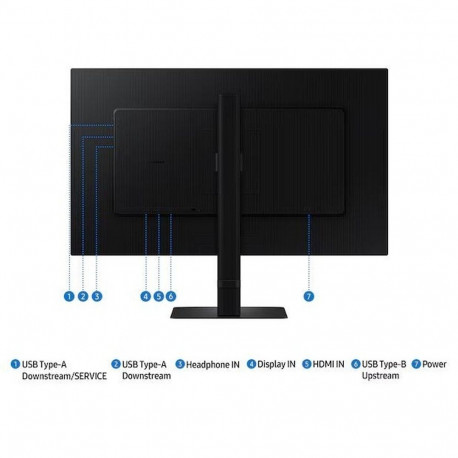 Монитор 27" SAMSUNG S27D800EAI ViewFinity S8 S80D UHD IPS, 3840x2160, 60Hz, 5ms, 350сd/m, 1000:1, HDR10 | HDMI(2.0), DP(1.2), 3xUSB3.0 | HAS, Pivot, Swivel, InPSU, Vesa 100, Black-13