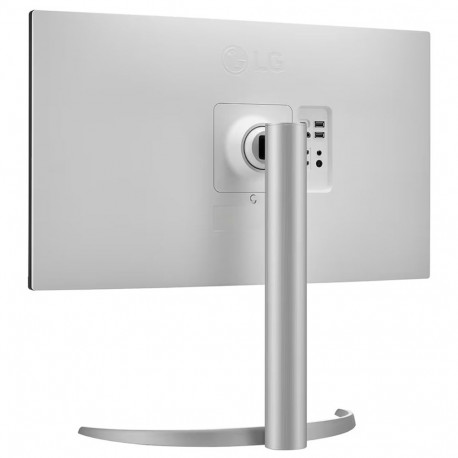 Монитор 27" LG 27UP850K-W IPS, 3840x2160, 60Hz, 5ms, 400сd/m, 1200:1, HDR10 | 2xHDMI(2.0), DP(1.4), Type-C(PD-90W), 2xUSB3.0 | HAS, Swivel, ExPSU, Speakers, Vesa 100, Black/Silver-7