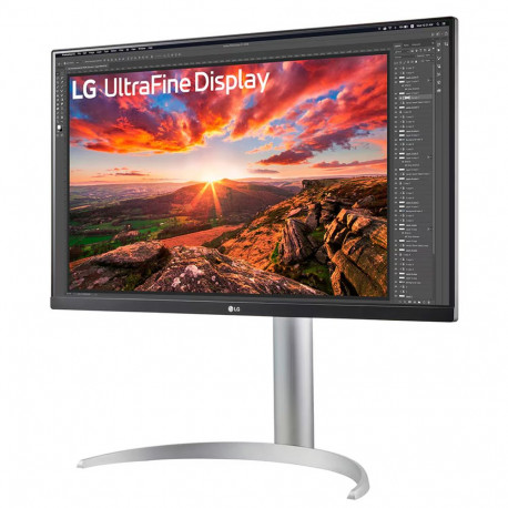 Монитор 27" LG 27UP850K-W IPS, 3840x2160, 60Hz, 5ms, 400сd/m, 1200:1, HDR10 | 2xHDMI(2.0), DP(1.4), Type-C(PD-90W), 2xUSB3.0 | HAS, Swivel, ExPSU, Speakers, Vesa 100, Black/Silver-2