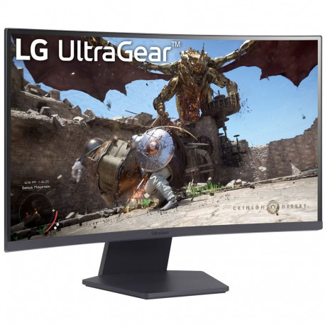 Монитор 27" LG 27GS60QC-B Curved VA, 2560x1440, 180Hz, 1ms, 300сd/m, 3000:1, HDR10 | 2xHDMI(2.0), DP(1.4) | HAS, Swivel, ExPSU, Vesa 100, Black-3