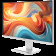 Монитор 27" MSI PRO MP273W E14A IPS, 1920x1080, 144Hz, 4ms, 250сd/m, 1500:1, HDR | VGA, HDMI(2.0), DP(1.2a) | ExPSU, Speakers, Vesa 100, White