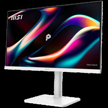 Монитор 27" MSI PRO MAX 271PHW E14 IPS, 1920x1080, 144Hz, 4ms, 300сd/m, 1500:1, HDR | HDMI(2.0b), DP(1.2a), Type-C(PD-65W), 2xUSB3.2 | HAS, Pivot, Swivel, InPSU, Speakers, Vesa 75, White-2