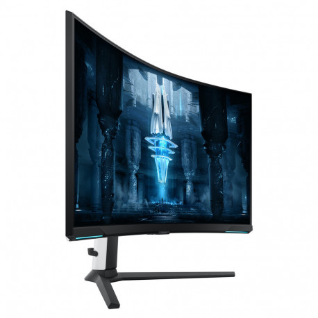 Монитор 32" SAMSUNG S32BG850NM Odyssey Neo G8 Curved VA, 3840x2160, 240Hz, 1ms, 350сd/m, 1000:1, HDR10 | 2xHDMI(2.1), DP(1.4), 2xUSB3.0 | HAS, Swivel, ExPSU, Vesa 100, Black-6