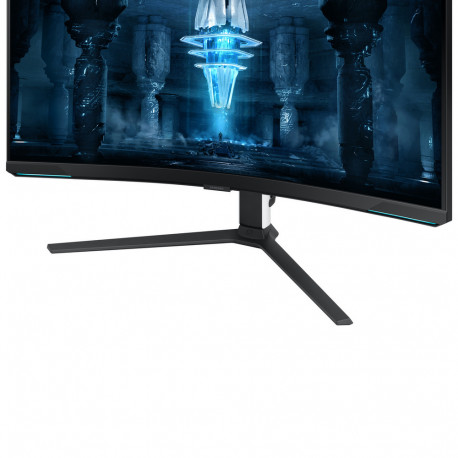 Монитор 32" SAMSUNG S32BG850NM Odyssey Neo G8 Curved VA, 3840x2160, 240Hz, 1ms, 350сd/m, 1000:1, HDR10 | 2xHDMI(2.1), DP(1.4), 2xUSB3.0 | HAS, Swivel, ExPSU, Vesa 100, Black-16