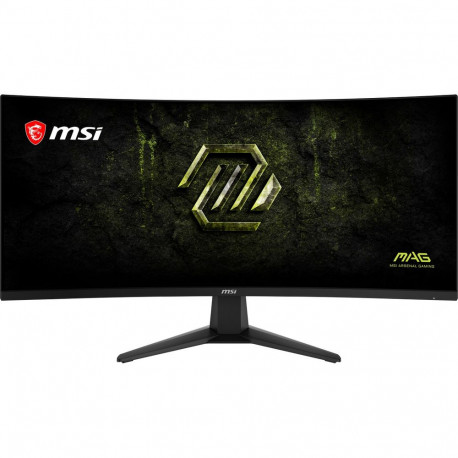 Монитор 34" MSI MAG 346CQDF E20 Curved Rapid VA, 3440x1440, 200Hz, 0,5ms, 300сd/m, 3500:1, HDR | 2xHDMI(2.0b), DP(1.4a) | HAS, Swivel, ExPSU, Vesa 100, Black