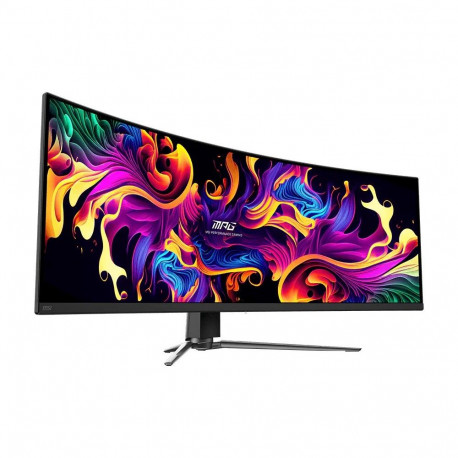Монитор 49" MSI MPG 491CQP QD-OLED Curved QD-OLED, 5120x1440, 144Hz, 0,03ms, 250сd/m, 1500000:1, HDR | 2xHDMI(2.1), DP(1.4a), Type-C(PD-90W), 2xUSB2.0 | HAS, Swivel, InPSU, Vesa 100, Black-2