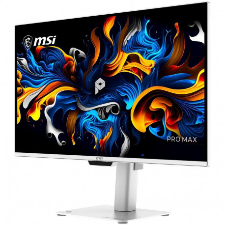 Монитор 26.5" MSI PRO MAX 271UPXW12G QD-OLED, 3840x2160, 120Hz, 0,03ms, 250сd/m, 1500000:1, | 2xHDMI(2.1), DP(1.4a), Type-C(PD-98W), Type-C(PD-15W), 4xUSB3.2 | HAS, Pivot, Swivel, InPSU, Speakers, Vesa 100, White-3