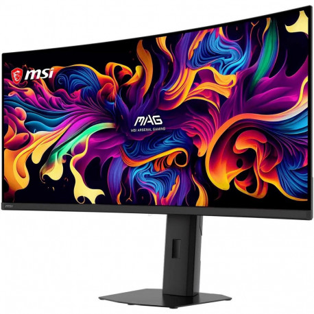 Монитор 34.18" MSI MAG 341CQP QD-OLED X28 Curved QD-OLED, 3440x1440, 280Hz, 0,03ms, 250сd/m, 1500000:1, HDR | 2xHDMI(2.1), DP(1.4a), Type-C(PD-15W) | HAS, Swivel, InPSU, Vesa 100, Black-2