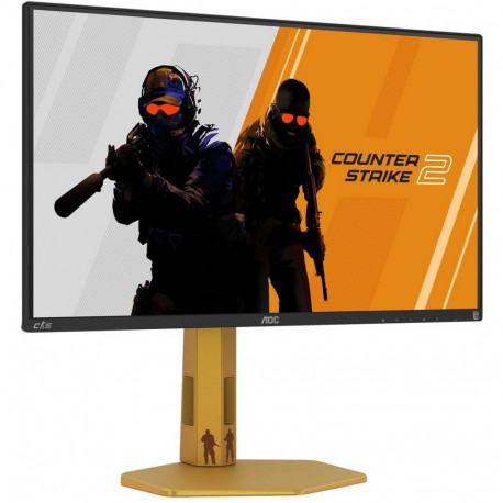 Монитор 24.5" AOC CS25G IPS (Fast IPS), 1920x1080, 300Hz, 1ms, 400сd/m, 1000:1, 2xHDMI(2.0), DP(1.4), Pivot, InPSU,, Vesa 100, Black/Orange-1