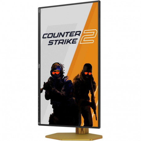 Монитор 24.5" AOC CS25G IPS (Fast IPS), 1920x1080, 300Hz, 1ms, 400сd/m, 1000:1, 2xHDMI(2.0), DP(1.4), Pivot, InPSU,, Vesa 100, Black/Orange-3