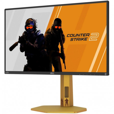 Монитор 24.5" AOC CS25G IPS (Fast IPS), 1920x1080, 300Hz, 1ms, 400сd/m, 1000:1, 2xHDMI(2.0), DP(1.4), Pivot, InPSU,, Vesa 100, Black/Orange-5