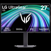 Монитор 27" LG 27G550B-B IPS, 1920x1080, 300Hz, 1ms, 300сd/m, 1000:1, HDR10 | 2xHDMI(2.0), DP(1.4) | HAS, Pivot, Swivel, ExPSU, Vesa 100, Black