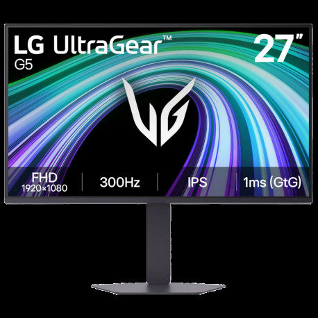 Монитор 27" LG 27G550B-B IPS, 1920x1080, 300Hz, 1ms, 300сd/m, 1000:1, HDR10 | 2xHDMI(2.0), DP(1.4) | HAS, Pivot, Swivel, ExPSU, Vesa 100, Black