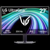 Монитор 27" LG 27G523B-B IPS, 1920x1080, 200Hz, 1ms, 300сd/m, 1000:1, HDR10 | 2xHDMI(2.0), DP(1.4) | ExPSU, Vesa 100, Black