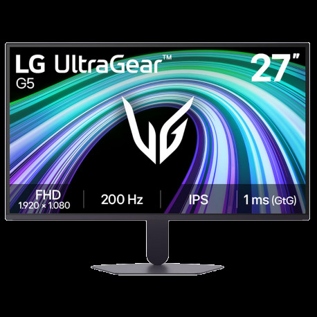 Монитор 27" LG 27G523B-B IPS, 1920x1080, 200Hz, 1ms, 300сd/m, 1000:1, HDR10 | 2xHDMI(2.0), DP(1.4) | ExPSU, Vesa 100, Black