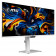 Монитор 34" MSI PRO MAX 341QPXW14G QD-OLED, 3440x1440, 144Hz, 0,03ms, 300сd/m, 1000000:1 | 2xHDMI(2.1), DP(1.4a), Type-C(PD-98W), Type-C(PD-15W), 4xUSB3.2 | HAS, Swivel, InPSU, Speakers, Vesa 100, White