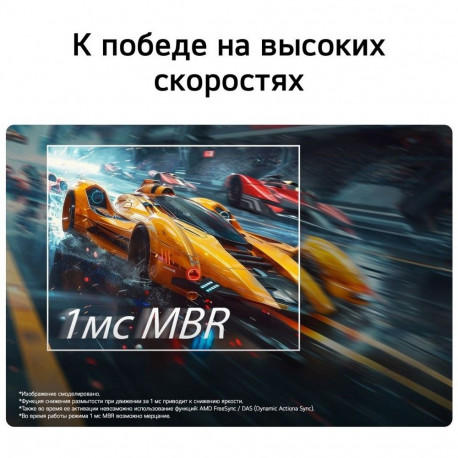 Монитор 23.8" LG 24G414B-B IPS, 1920x1080, 144Hz, 5ms, 250сd/m, 1500:1, HDR10 | HDMI(2.0), DP(1.4) | HAS, Swivel, ExPSU, Speakers, Vesa 100, Black-5