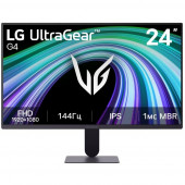 Монитор 23.8" LG 24G414B-B IPS, 1920x1080, 144Hz, 5ms, 250сd/m, 1500:1, HDR10 | HDMI(2.0), DP(1.4) | HAS, Swivel, ExPSU, Speakers, Vesa 100, Black