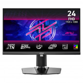 Монитор 24.1" MSI MPG 242R X60N Rapid TN, 1920x1080, 600Hz, 0,1ms, 350сd/m, 1000:1, HDR10 | 2xHDMI(2.1), DP(1.4a), Type-C(PD-98W), 3xUSB2.0 | HAS, Pivot, Swivel, InPSU, Vesa 100, Black