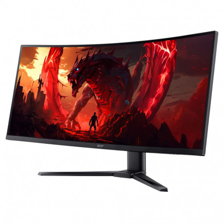 Монитор 34" ACER Nitro XZ340CURX2bmiipphx Black (VA, изогнутый, 3440x1440, 200Hz, 1 ms, 178°/178°, 350 cd/m, 3000:1, +2xHDMI 2.1, +2DisplayPort 1.4, +MM, 5Wx2 , hadj 100)-4
