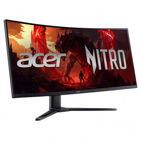 Монитор 34" ACER Nitro XZ340CURX2bmiipphx Black (VA, изогнутый, 3440x1440, 200Hz, 1 ms, 178°/178°, 350 cd/m, 3000:1, +2xHDMI 2.1, +2DisplayPort 1.4, +MM, 5Wx2 , hadj 100)-2
