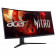 Монитор 34" ACER Nitro XZ340CURX2bmiipphx Black (VA, изогнутый, 3440x1440, 200Hz, 1 ms, 178°/178°, 350 cd/m, 3000:1, +2xHDMI 2.1, +2DisplayPort 1.4, +MM, 5Wx2 , hadj 100)