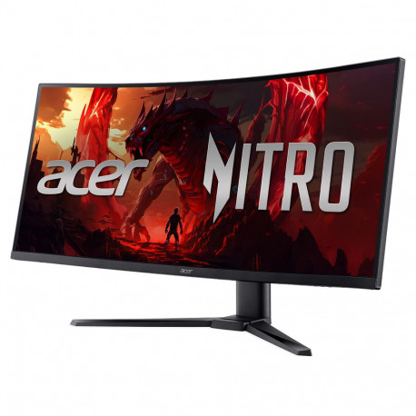 Монитор 34" ACER Nitro XZ340CURX2bmiipphx Black (VA, изогнутый, 3440x1440, 200Hz, 1 ms, 178°/178°, 350 cd/m, 3000:1, +2xHDMI 2.1, +2DisplayPort 1.4, +MM, 5Wx2 , hadj 100)-1