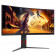 Монитор 34" AOC CU34G4H Black (3440x1440, Fast VA, 200Hz, 80M:1, 300cd, 1ms, 2xHDMI 2.0, DP 1.4, H. adj 130mm, VESA, Speakers 2х5Вт, InPSU, Black