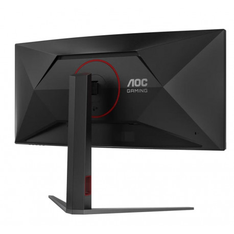 Монитор 34" AOC CU34G4H Black (3440x1440, Fast VA, 200Hz, 80M:1, 300cd, 1ms, 2xHDMI 2.0, DP 1.4, H. adj 130mm, VESA, Speakers 2х5Вт, InPSU, Black-8