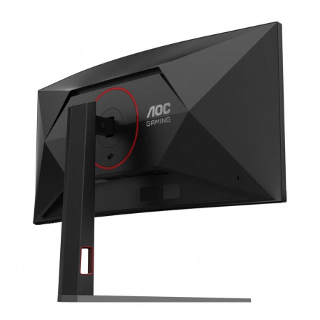 Монитор 34" AOC CU34G4H Black (3440x1440, Fast VA, 200Hz, 80M:1, 300cd, 1ms, 2xHDMI 2.0, DP 1.4, H. adj 130mm, VESA, Speakers 2х5Вт, InPSU, Black-10