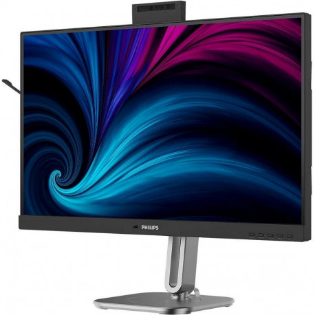 Монитор 27" PHILIPS 27B2U4601H Black IPS, 2560x1440, 120Hz, 4ms, 350сd/m, 1500:1 | HDMI(2.0), DP(1.4), Type-C(PD-100W), 4xUSB 3.2, RJ45, Cam 5Mp | HAS, Pivot, Swivel, InPSU, Speakers, Vesa 100, Black-1