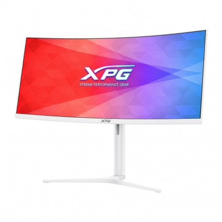 Монитор 34" XPG RIFT R34WXC White (VA (Curved), 3440x1440, 21:9, 8bits, 200Hz, 350cd/m, 1ms, 4000:1, 2хHDMI2.0, 2хDP1.4, HAS, Vesa 75х75 )-1