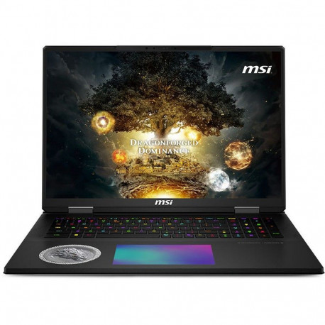 Ноутбук MSI Titan 18 HX Dragon Edition Norse Myth A2XWJG-205RU Intel Core Ultra 9 285HX/64Gb (2*32 D5)/SSD4Tb/RTX5090 24Gb (175W)/18"/IPS/MiniLED/WQUXGA/3840x2400/120Hz/Win11/RJ-45/Black/3.6kg