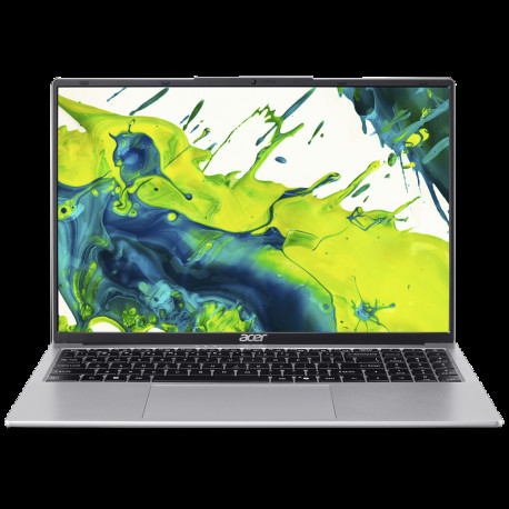 Ноутбук Acer Aspire Lite 16 AL16-54P-59ZA Intel Core 5 120U/32Gb (2*16 D5)/SSD512Gb/UMA/16"/IPS/WUXGA/1920x1200/60Hz/NoOS/RJ-45/Silver/1.53kg-1
