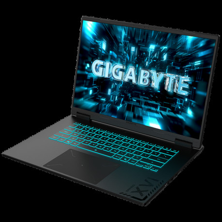 Ноутбук Gigabyte Gaming A16 PRO GA6DH Intel Core 7 240H/32Gb (soldered D5)/SSD1Tb/RTX5080 16Gb (115W)/16"/IPS/WQXGA/2560x1600/165Hz/NoOS/RJ-45/Black/2.3kg-1