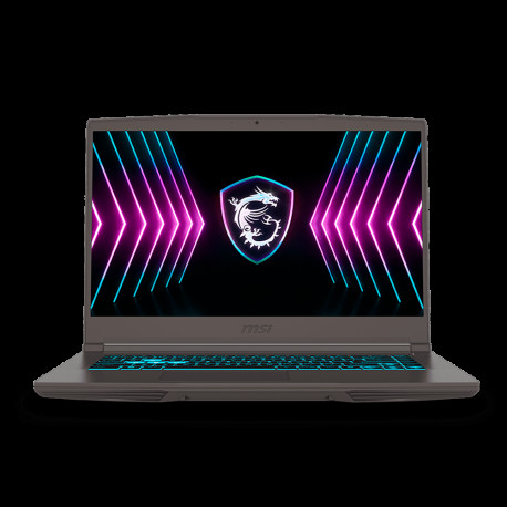 Ноутбук MSI Thin 15 B2RVE-3451XRU Intel Core 7 240H/16Gb (1*16 D4)/SSD512Gb/RTX4050 6Gb (45W)/15.6"/IPS/FHD/1920x1080/144Hz/NoOS/RJ-45/Grey/1.86kg