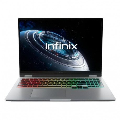 Ноутбук Infinix GTBook GL614 Intel Core i5-13420H/16Gb (soldered D5)/SSD512Gb/RTX5060 8Gb (90W)/16"/IPS/WQXGA/2560x1600/120Hz/NoOS/Silver/1.99kg
