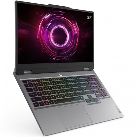 Ноутбук Lenovo LOQ 15AHP10 AMD Ryzen 7 250/16Gb (1*16 D5)/SSD512Gb/RTX5060 8Gb (100W)/15.6"/IPS/FHD/1920x1080/144Hz/Win11 (SL English)/RJ-45/Luna Grey/2.4kg-4