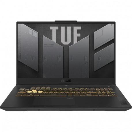 Ноутбук ASUS TUF Gaming F17 FX707VUR-HX225 Intel Core 5 210H/16Gb (2*8 D5)/SSD512Gb/RTX4050 6Gb (140W)/17.3"/IPS/FHD/1920x1080/144Hz/NoOS/RJ-45/Grey/2.6kg