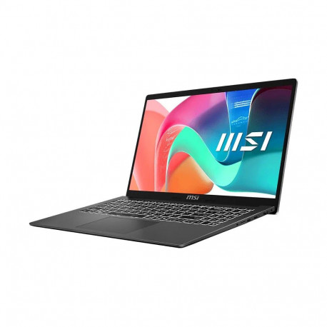 Ноутбук MSI Modern 15 F1MG-1072XRU Intel Core 5 120U/16Gb (1*16 D4)/SSD512Gb/UMA/15.6"/IPS/FHD/1920x1080/60Hz/NoOS/RJ-45/Grey/1.7kg-1