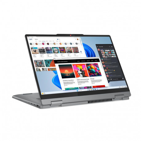 Ноутбук Lenovo IdeaPad 5 2-in-1 14IRH9 Intel Core i5-13420H/16Gb (soldered D5)/SSD1Tb/UMA/14"/IPS/Touch/WUXGA/1920x1200/60Hz/NoOS/Luna Grey/1.6kg-1