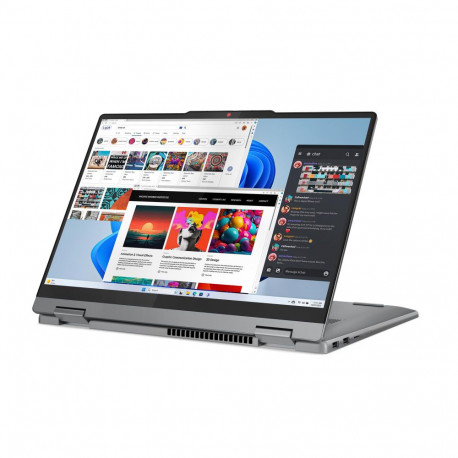 Ноутбук Lenovo IdeaPad 5 2-in-1 14IRH9 Intel Core i5-13420H/16Gb (soldered D5)/SSD1Tb/UMA/14"/IPS/Touch/WUXGA/1920x1200/60Hz/NoOS/Luna Grey/1.6kg-6