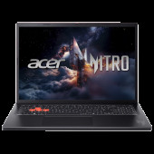 Ноутбук Acer Nitro Lite 16 NL16-71G-7227 Intel Core i7-13620H/16Gb (D5)/SSD512Gb/RTX4050 6Gb (45W)/16"/IPS/WUXGA/1920x1200/165Hz/NoOS/RJ-45/Black/1.95kg