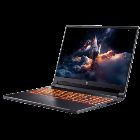 Ноутбук Acer Nitro V 16 ANV16-72-72ZY Intel Core 7 240H/16Gb (D5)/SSD512Gb/RTX5070 8Gb (85W)/16"/IPS/WUXGA/1920x1200/180Hz/Win11/RJ-45/Black/2.1kg-1