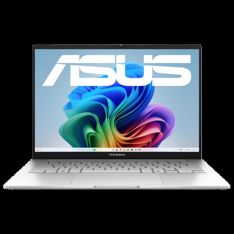 Ноутбук ASUS Zenbook 14 UX3405CA-ST1109 Intel Core Ultra 9 285H/32Gb (soldered D5)/SSD1Tb/UMA/14"/OLED/WQXGA+/2880x1800/120Hz/NoOS/Foggy Silver/1.2kg