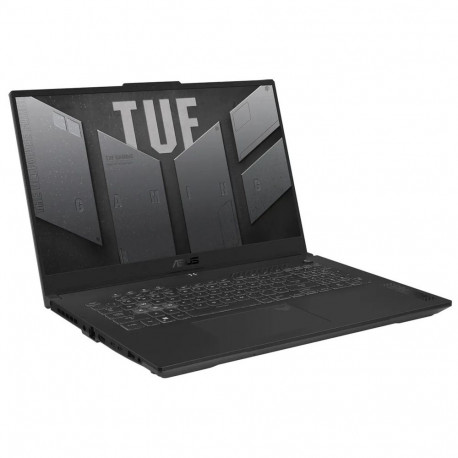 Ноутбук ASUS TUF Gaming A17 FA707NUG-HX182 AMD Ryzen 7 7445HS/16Gb (D5)/SSD512Gb/RTX4050 6Gb (115W)/17.3"/IPS/FHD/1920x1080/144Hz/NoOS/RJ-45/Mecha Gray/2.6kg-3