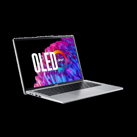 Ноутбук Acer Swift Go 14 SFG14-73-56KL Intel Core Ultra 5 125H/16Gb (soldered D5)/SSD512Gb/UMA/14"/OLED/WQXGA+/2880x1800/90Hz/NoOS/Silver/1.25kg-12