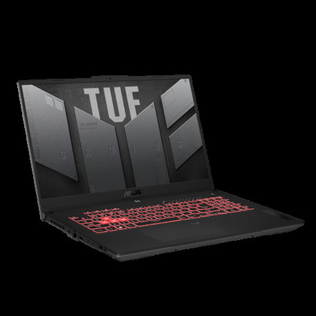 Ноутбук ASUS TUF Gaming A17 FA707NUG AMD Ryzen 7 7445HS/16Gb (D5)/SSD512Gb/RTX4050 6Gb (115W)/17.3"/IPS/FHD/1920x1080/144Hz/NoOS/RJ-45/Mecha Gray/2.6kg-1
